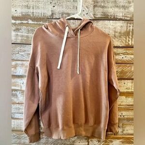 Buffalo by David Bitton,‎ women's hooded long sleeved brown sweatshirt M
